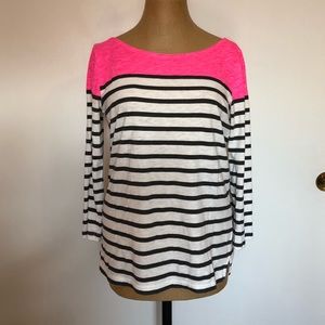 J. Crew Striped Long Sleeve Shirt